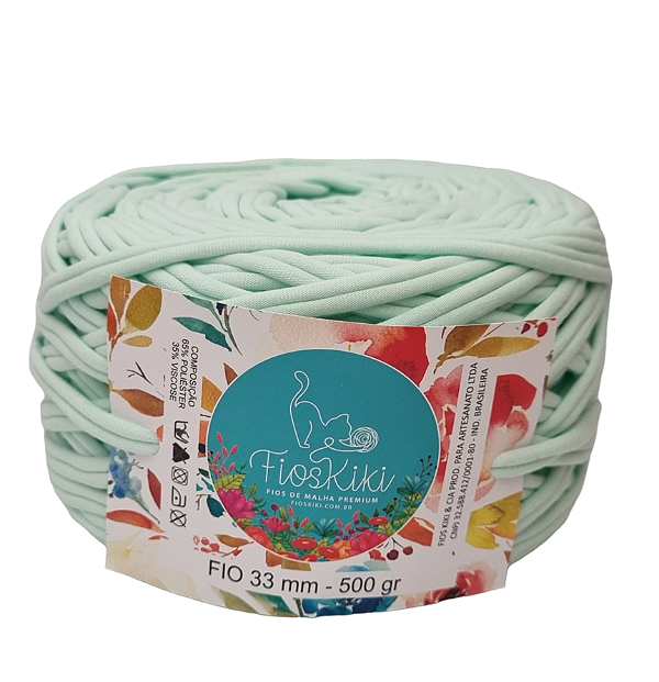 FIO DE MALHA PREMIUM KIKI ANTIPILLING 33MM - VERDE BB - 500gr