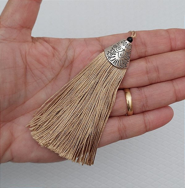 Tassel de Poliéster C/ Enfeite Tribal (Unidade)