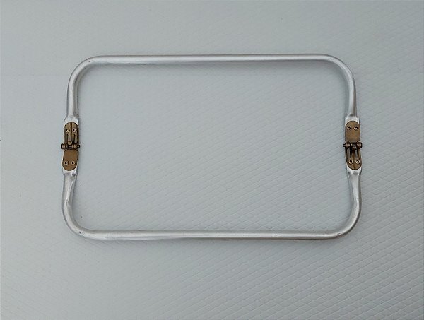 Alça Fecho Tubular Boca de Lobo para Bolsas C/ 25 cm