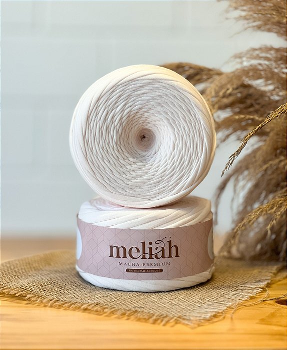 FIO DE MALHA PREMIUM MELIAH  ANTI-PILLING 35 MM COR  - CHAMPANHE 500 g