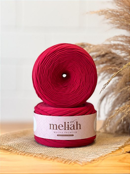 FIO DE MALHA PREMIUM MELIAH  ANTI-PILLING 35 MM COR  - VERMELHO 500 g