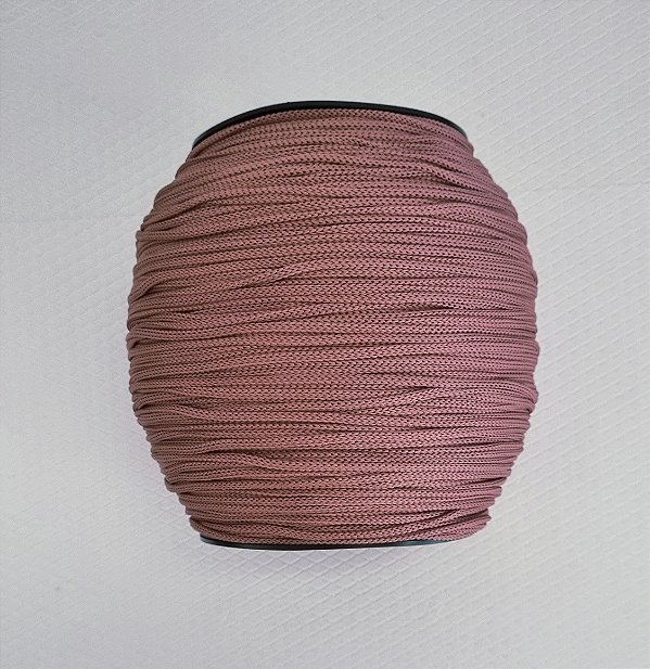 FIO DE POLIÉSTER HASSTEXTIL 4MM C/ 400 MT NUDE ACHOCOLATADO Nº 707