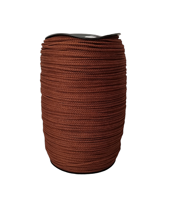 FIO DE POLIÉSTER TZ TEXTIL 5MM C/ 340 MTS MARROM 913