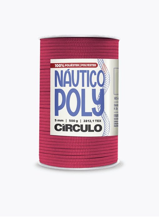 FIO POLY DE POLIÉSTER 5MM  DA CIRCULO 6185 - PINK
