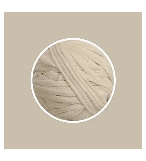 FIO DE MALHA PREMIUM KIKI ANTIPILLING 23MM - AREIA CLARO - 350GR -