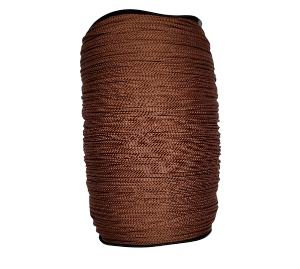 FIO DE POLIÉSTER TZ TEXTIL 4MM C/ 500 MTS MARROM 913