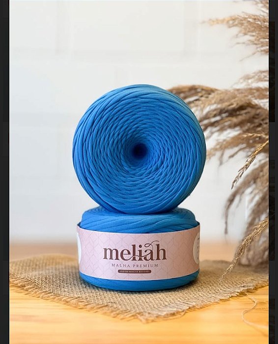 FIO DE MALHA PREMIUM MELIAH  ANTI-PILLING 35 MM COR  - AZUL OCEANO 500 g