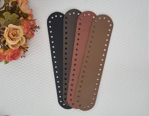 FUNDO DE COURO LEGÍTIMO P/ BOLSA 21 cm ( UNIDADE )