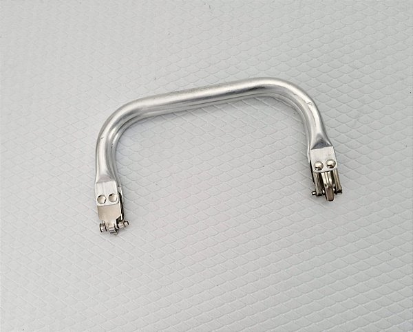 Alça Fecho Tubular Boca de Lobo para Bolsas C/ 15 cm