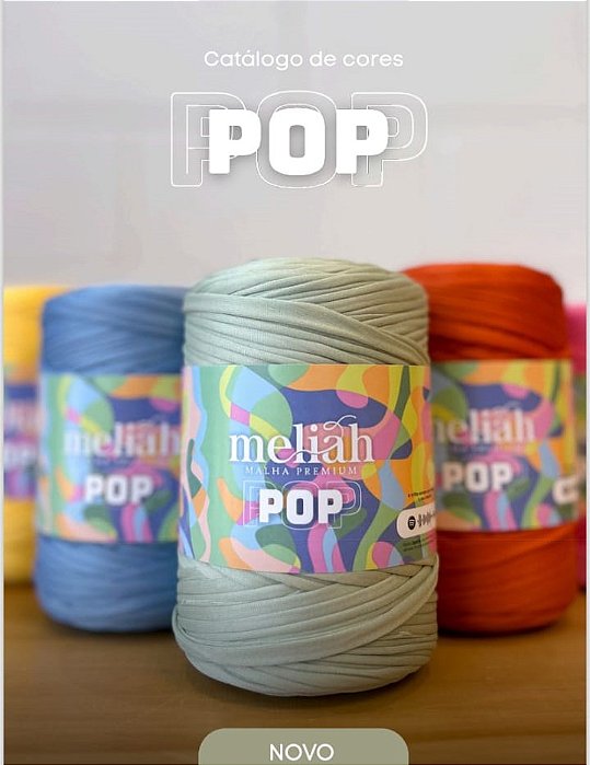 FIO DE MALHA POP MELIAH DE 27MM CORES