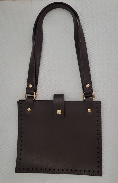 KIT BOLSO EXTERNO P/ BOLSA C/ ALÇAS COR CAFÉ ( PAR )