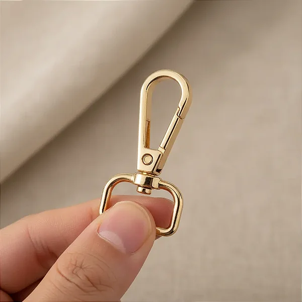 MOSQUETÃO GANCHO 5CM (02 UNIDADES) LINHA IMPORTADA