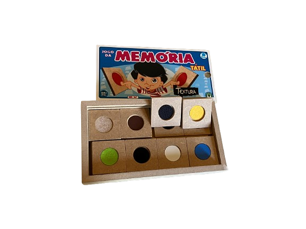 Jogo Educativo da Memória Tátil em MDF