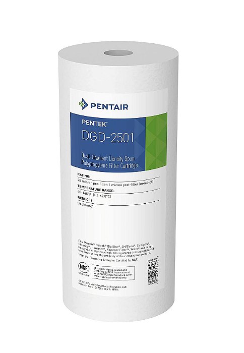 Elemento Filtrante Big 10 Polegadas DGD 2501 - Pentair