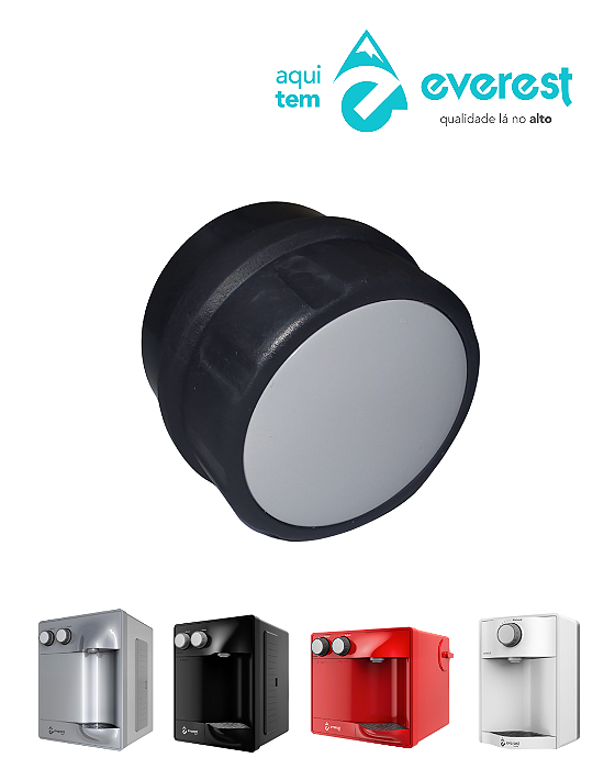 Botão emborrachado purificador de água Soft Everest ( N )