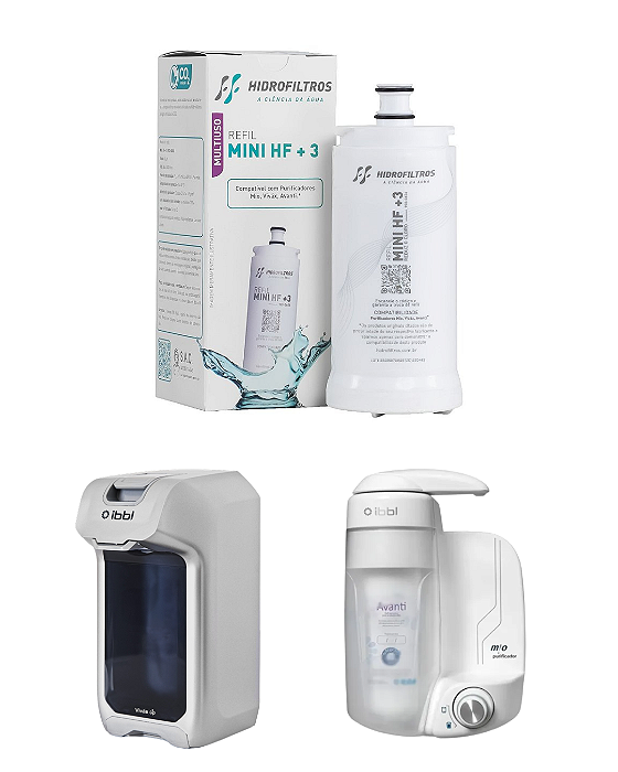 Elemento Filtrante Compatível IBBL Avanti / Vivax / Mio - Hidrofiltros
