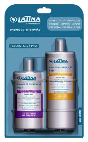 Elemento Filtrante Latina Duplo P635 + P655