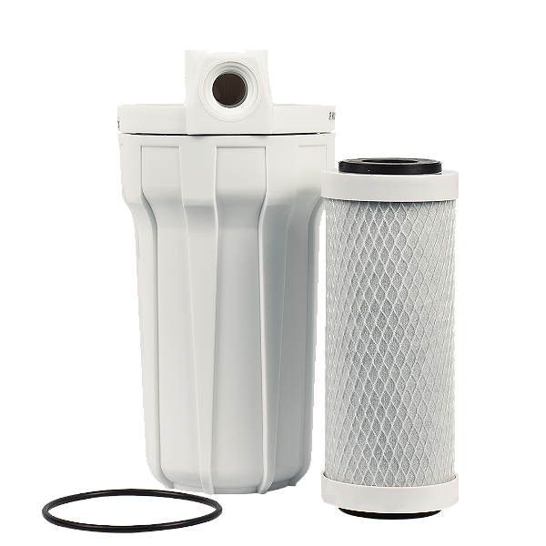 Filtro declorador Clor 7 Polegadas Branco - ½” - Hidro Filtros