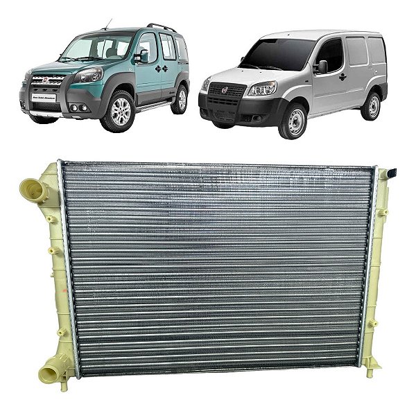 Radiador Doblo 1.3 16v 1.4 8v 1.6 16v 1.8 16v Com Ar