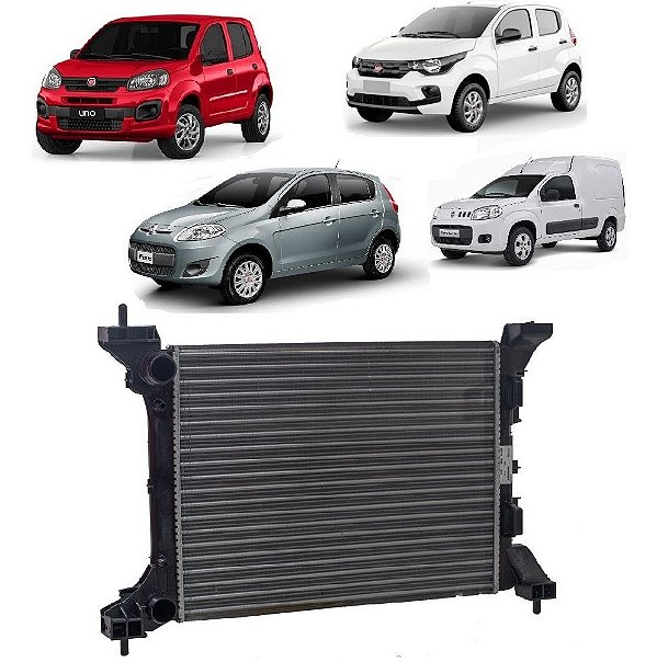 Radiador Palio Uno Vivace Mobi 4cc Fiorino 2011-2021 Denso