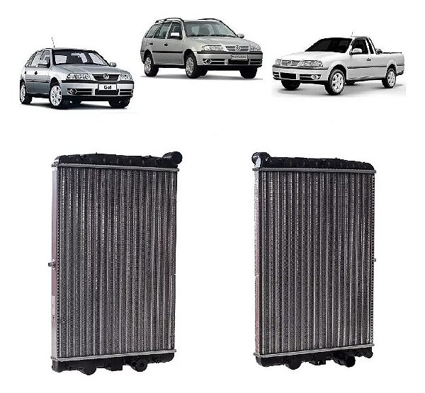 Radiador Vw Gol / Parati / Saveiro G2 G3 G4 - Ap 1.6 1.8 2.0