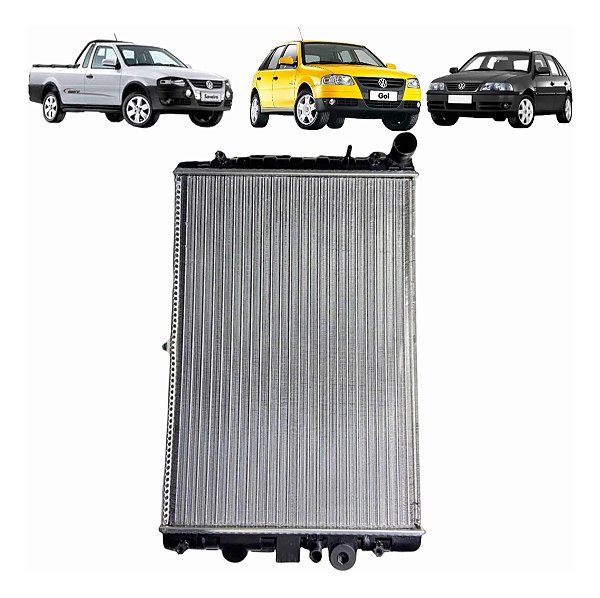 Radiador Gol/parati/saveiro Ap 1.6 1.8 2.0 Com Ar (34mm)