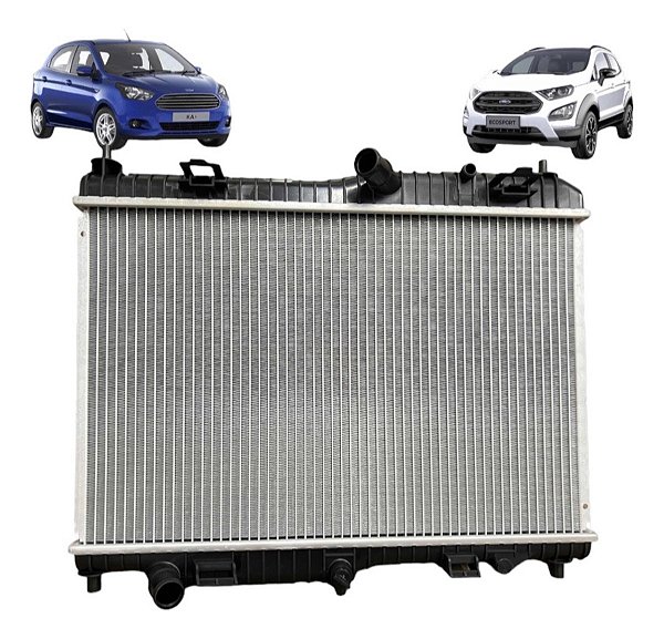 Radiador Ford New Ká / Ecosport Com Ar 2014 À 2021