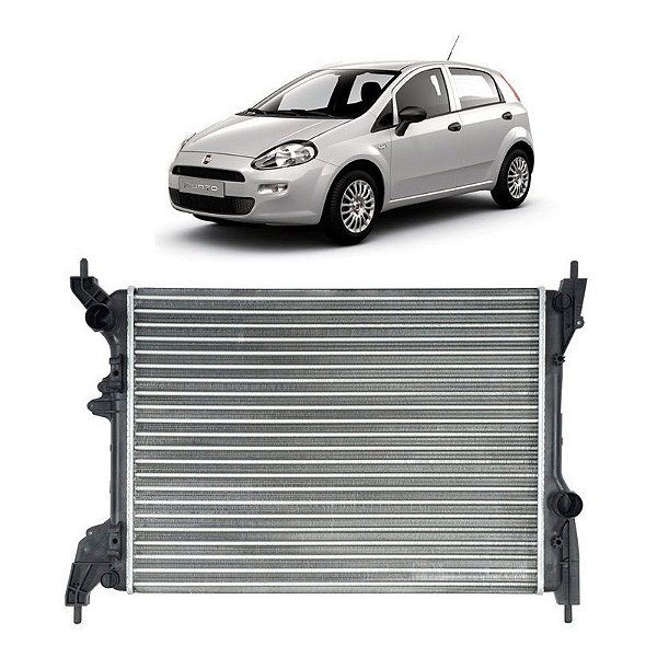 Radiador Fiat Punto 1.4 8v Com Ar 2007-2011 Manual (valeo)