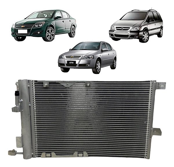 Condensador Astra Vectra Zafira 1999 À 2009 Sis. 2 Vent.