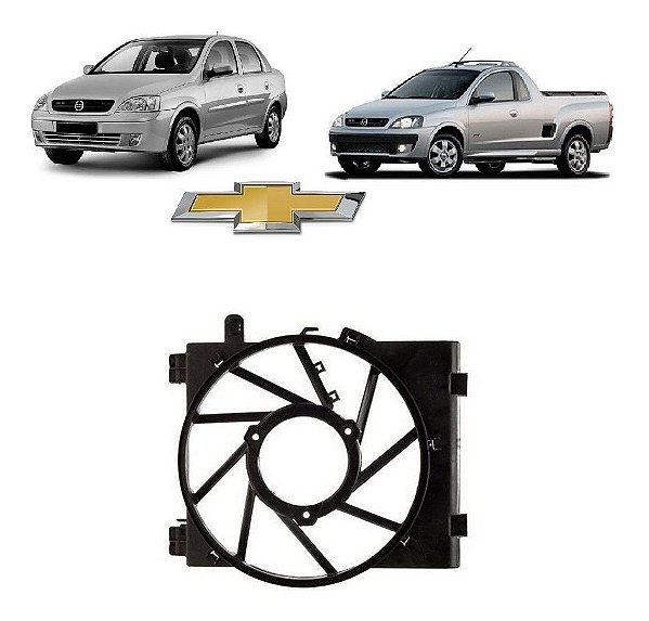 Defletor Condensador Corsa Montana 2002 Á 2005 (sis 2 Vent)