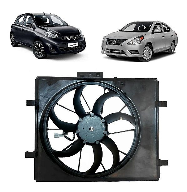 Ventoinha Radiador Nissan March / Versa 1.0 1.6 2014 À 2021