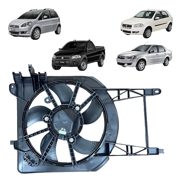 Ventoinha Palio Siena Strada Idea Fire C/ar 2001-2019 Valeo