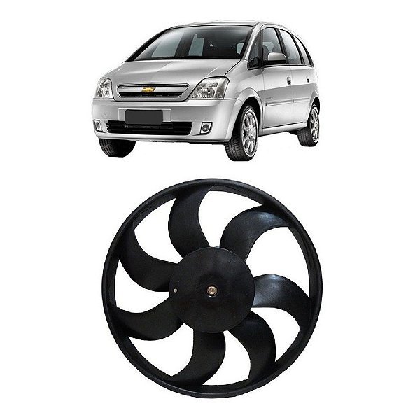 Ventoinha Radiador Meriva 1.4 1.8 2002 À 2012 Com Ar