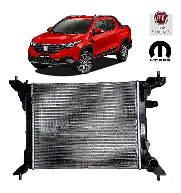 Radiador Fiat  Nova Strada 1.4  2020 A 2022 Original