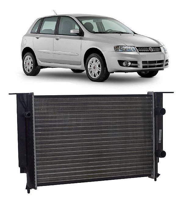 Radiador Fiat Stilo 2003 À 2010 Com Ar Condicionado
