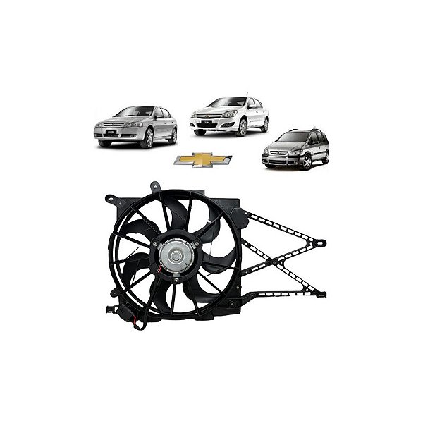 Ventoinha Radiador Astra Vectra Zafira 1999-2009 Completa