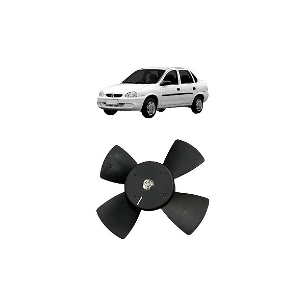 Ventoinha Radiador Corsa Classic Pickup 1996 / 2010 C/sem Ar