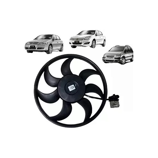 Ventoinha Radiador Astra Vectra Zafira 99/09 Original Gm