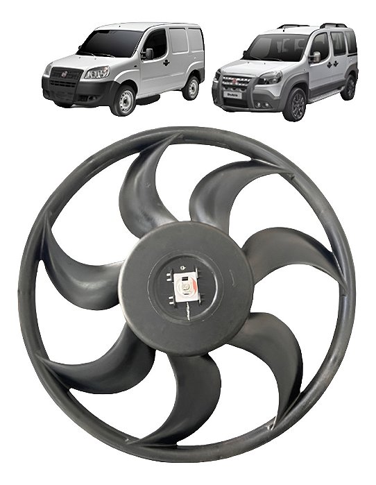 Ventoinha Radiador Fiat Doblo 1.3 1.4 1.6 1.8 C/ar Original
