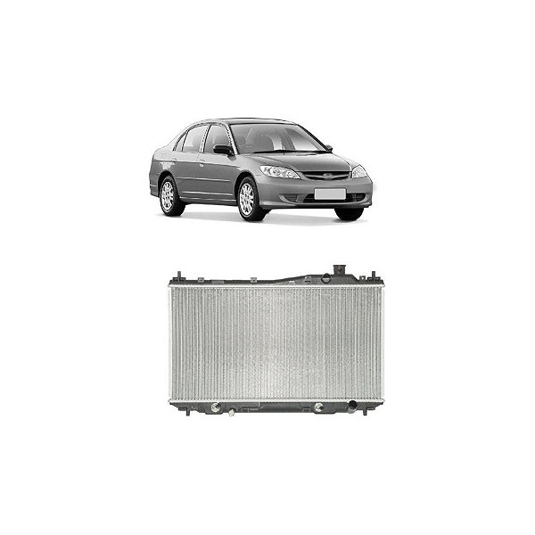 Radiador Honda Civic 2001 À 2005 Manual E Automático