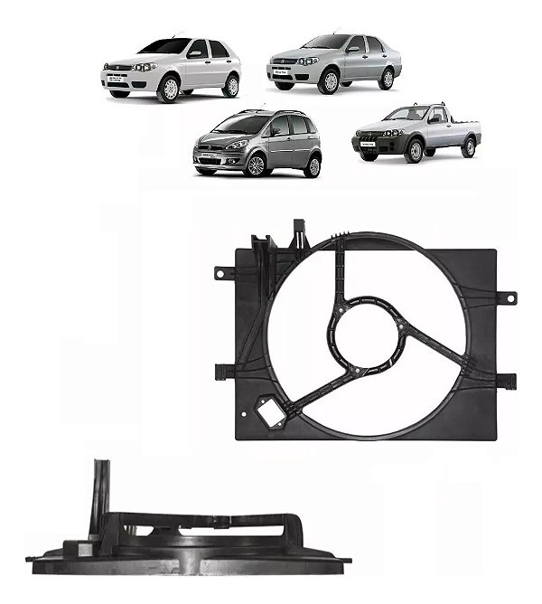 Defletor Ventoinha Palio Siena Strada Fire Com Ar 2001-2019