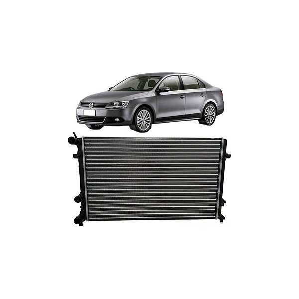 Radiador Jetta Comfortline 2.0 Manual Automático 2011 À 2015