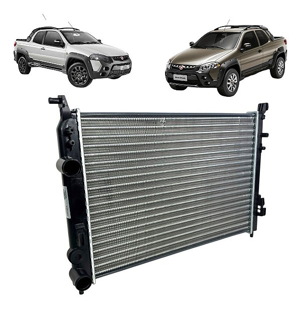 Radiador Fiat Strada Locker 1.8 Mpi 16v Original 2002/2020