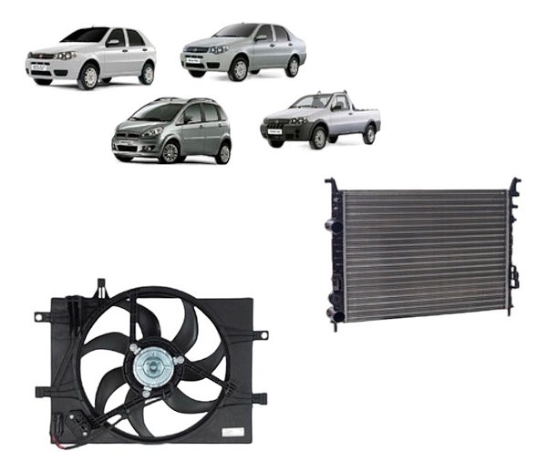 Ventoinha Palio/ Siena/ Strada/ Idea Fire Com Ar 2001 À 2019