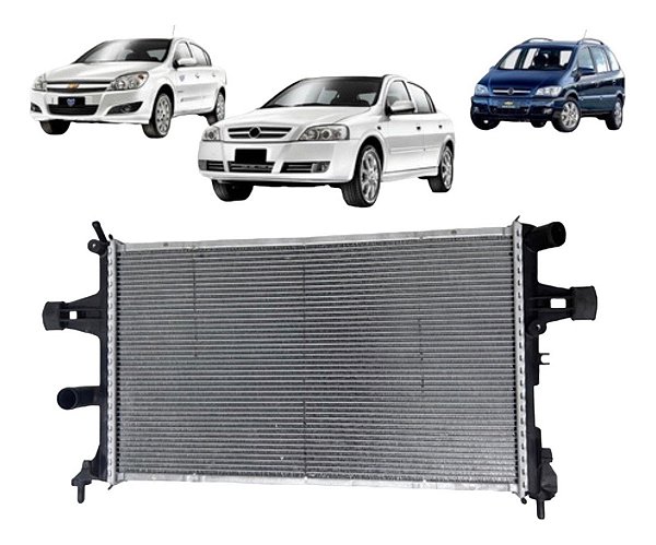 Radiador Astra Vectra Zafira Gm 1999 À 2009 Manual Brasado