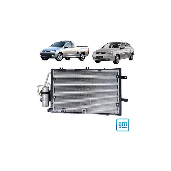 Condensador Gm Corsa E Montana Após 2003 C/ Filtro