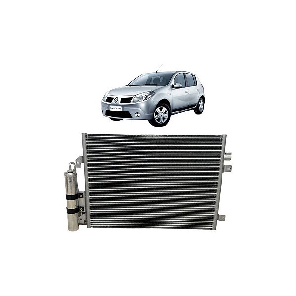 Condensador Sandero 2007 2008 2009 2010 2011 2012 2013