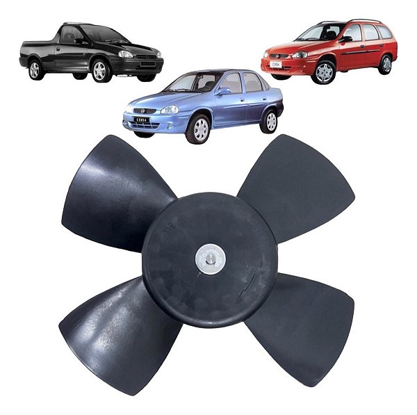 Ventoinha Radiador Corsa Classic Original Bosch Sem Ar