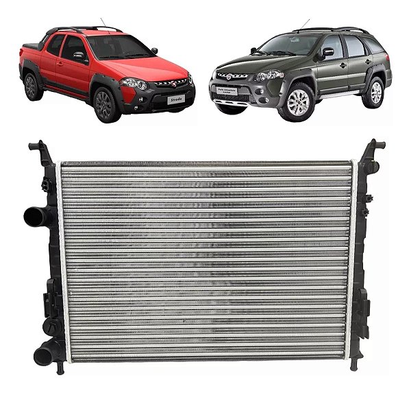 Radiador Fiat Strada E Palio Weekend Etorq 1.6 16v E 1.8 16v
