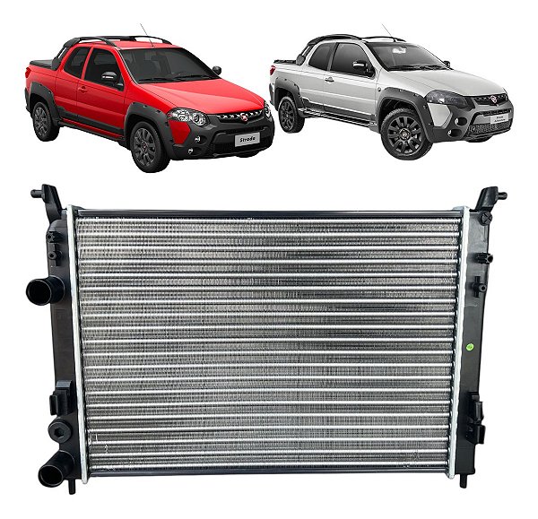 Radiador De Agua Fiat Strada Adventure 1.8 16 Válvulas 2014
